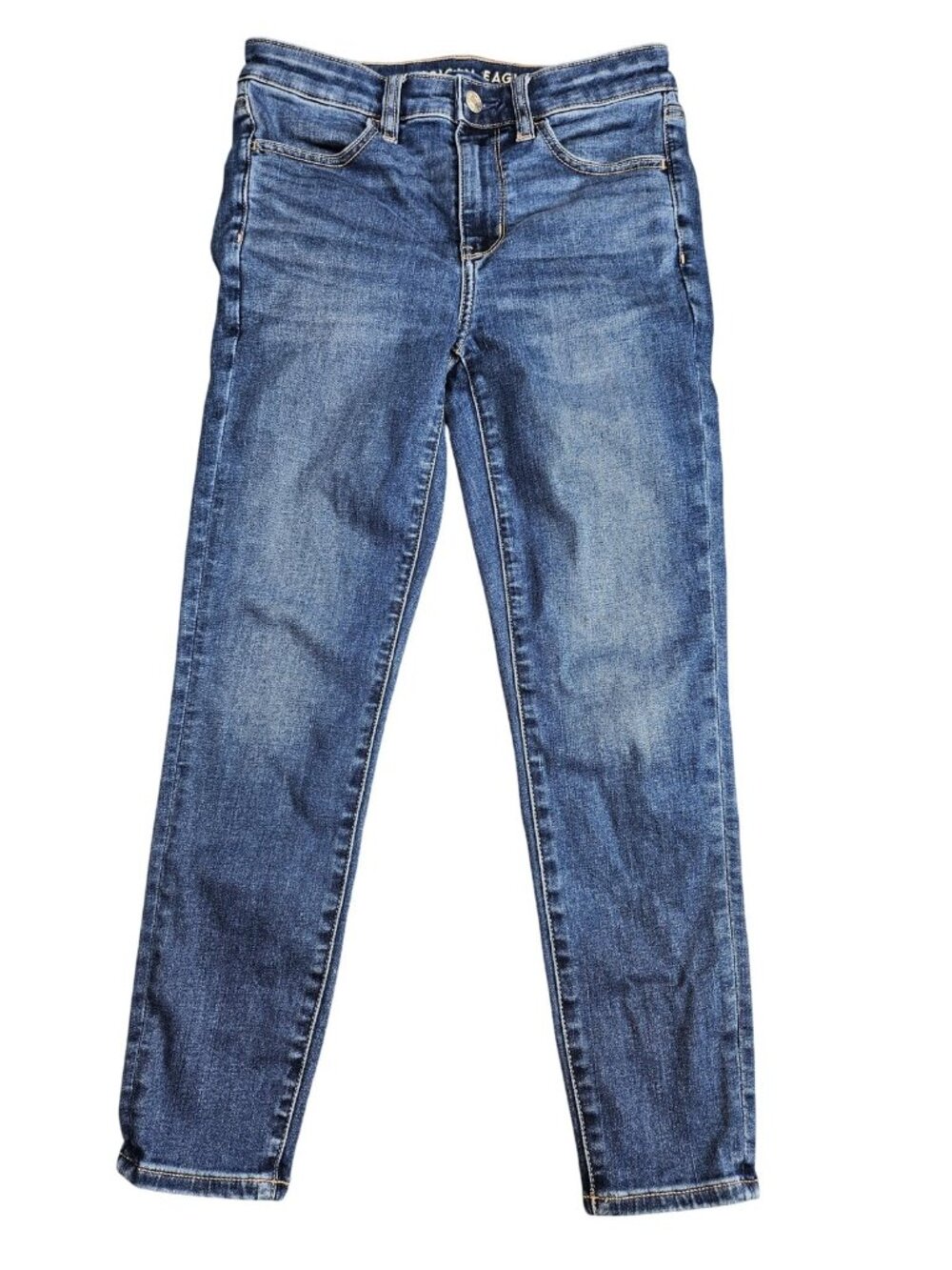 American Eagle Outfitters High Rise Jegging Jeans Womens 6 X-Short Blue Stretch